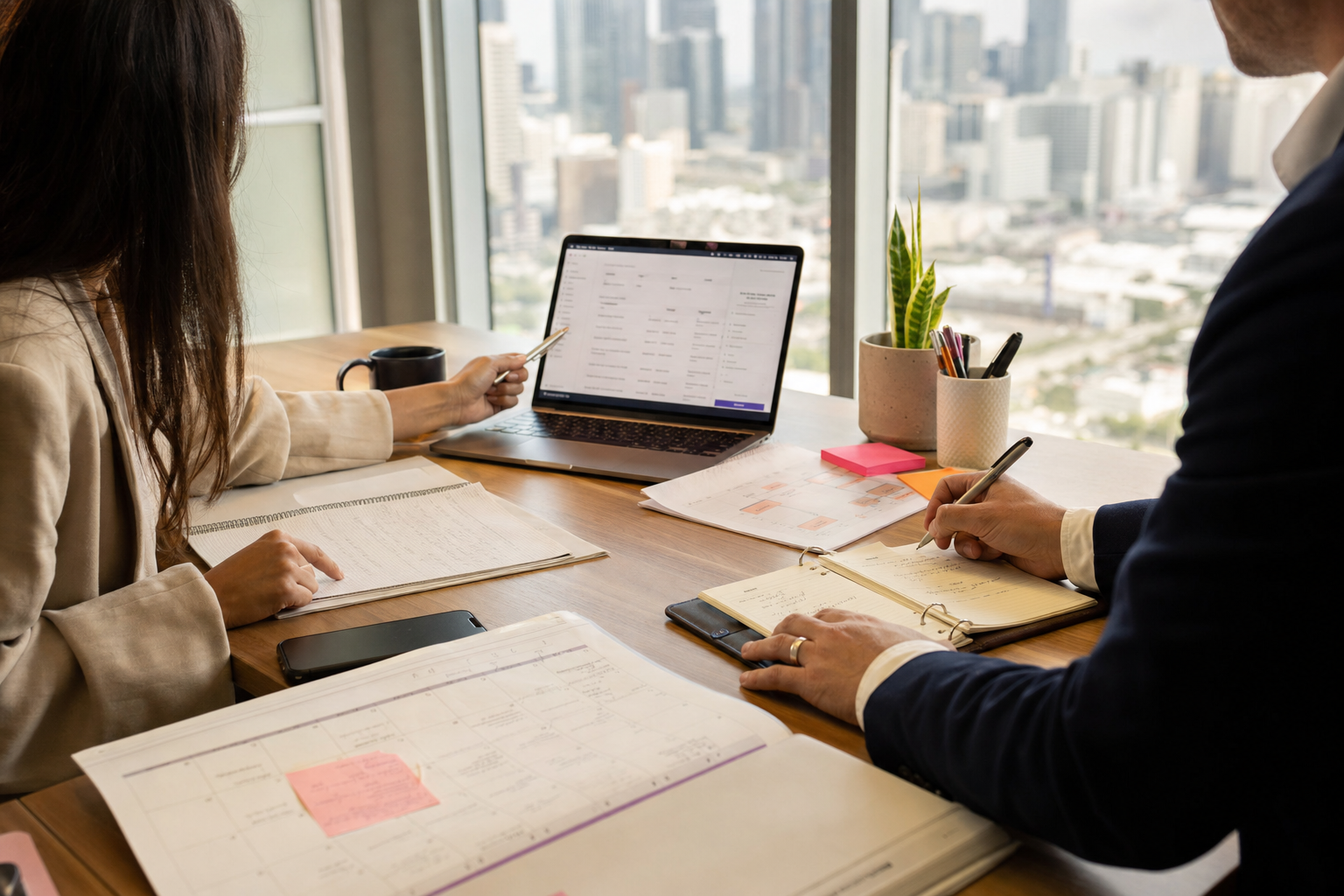 Financial advisor positioning workflow preview